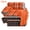 Orange Red, variant on 9/15pcs Emergency Insulated Cloak Blanket, PE Double-Sided Thermal Raincoat, Reflective High Visibility Survival Gear for Outdoor Camping