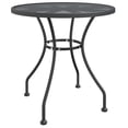 thumbnail image 1 of Yoko Outdoor Breakfast Table, Dark Gray Mesh Iron, Round 32 Inch Top, 1 of 1