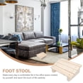 thumbnail image 4 of Miangastore Wooden Foot Stool Under Desk Foot Rest Slanted Foot Stool Home Office Foot Stool, 4 of 8