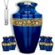 thumbnail image 1 of Juego de urnas funerarias AMERICURN Blue para adultos con cenizas y recuerdos, 1 of 8
