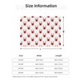 thumbnail image 5 of Yiaed Spiders Insects Print Blanket Throw Blanket Soft Cozy Flannel Blanket for Home Bed Sofa Couch Chair-50"x40", 5 of 6