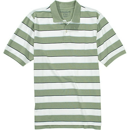 Faded Glory - Big Men's Striped Cotton Polo