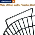 thumbnail image 3 of Porcelain Steel Charcoal Ash Basket Fits for Large Big Green Egg Grill, Kamado Joe Classic, Pit Boss, Louisiana Grills, Primo Kamado Grill and Large Grill Dome, 3 of 7