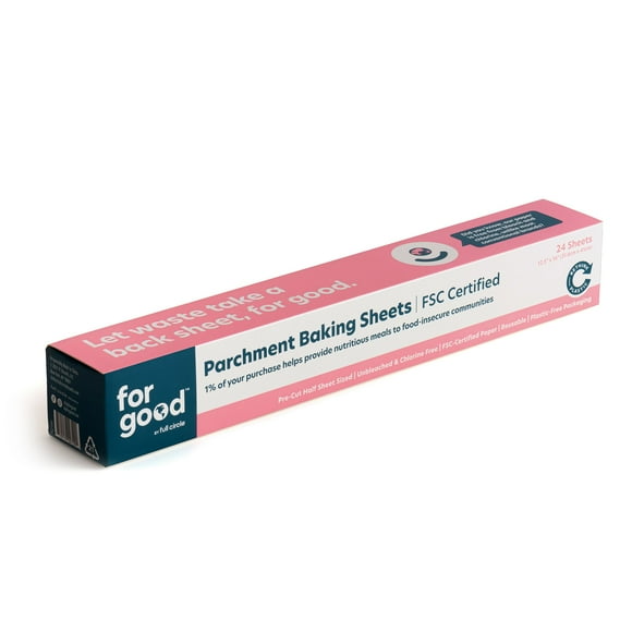 For Good - Parchment Bkng Shts 24ct - Case of 6-24 CT