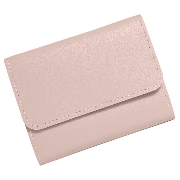 RUISINERY Minimalists Women's Short Wallet with Multiple Card Slots Cash Coin Organizers PU Leather Ladies Pocket Small Purse