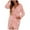 Pink, variant on Gaexia Robe For Women Hooded Robe Featuring Cherry Design Cozy Home Wear For Lounging And Relaxation Comfort