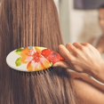 thumbnail image 3 of Hair Brush Pioneer Colorful Floral Cushion Base Hair Brushes Touch Paddle Double Sided Pattern Oval Hairbrush, 3 of 7
