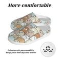 thumbnail image 6 of KLL Lovely Bear Pattern Adult Unisex Cozy Slippers,Fuzzy Slip-on Slippers TPR Sole Slippers Comfort Plush Home Footwear for Indoor & Outdoor-13, 6 of 7