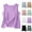 13# Light Purple, variant on Linen Tank Tops for Women Sleeveless Crew Neck Wide Strap Flowy Loose Casual Cotton Gauze Shirts Solid Blouse 2026 Brown M