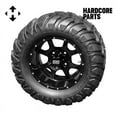 thumbnail image 2 of Hardcore Parts 6" Drop Axle Lift Kit for EZGO MPT/WORKHORSE 1200 (2001.5-2013) Golf Cart with 12" Black 'Night Stalker' Wheels and 22"x11"-12"  DOT rated Mud-Terrain/All-Terrain tires, 2 of 7