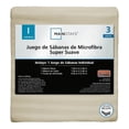 thumbnail image 1 of Juego De Sábanas Mainstays Individual Liso Beige, 1 of 4