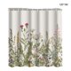 thumbnail image 3 of Cortina de ducha con gancho, cortinas de baño de acuarela, tela de poliéster a prueba de moho, pantalla de bañera, decoración de baño para Juegos de accesorios de baño flores y plantas 120*180 Cateissary HA071403-09, 3 of 6