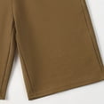 thumbnail image 3 of Ceisia Kids 3-15Y Boys High Waist Casual Athletic Shorts With Pockets Versatile Outdoor Running Fitness 5 Inch Shorts Army Green 9-10Years Gift, 3 of 8