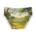 thumbnail image 2 of Ckdifva Jungle Animals Savanna Boys Underwear Briefs Cotton Panties Active Stretch Briefs One Pack, 2 of 6