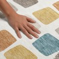 thumbnail image 3 of Addison Rugs Mayfield Premium Machine Washable Transitional Squares Ivory Runner Rug, 2'3" x 7'6", 3 of 8