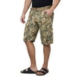 thumbnail image 3 of RAW X Mens Belted 12.5" Inseam Knee Length Cargo Shorts, Desert Camo, 34, 3 of 7