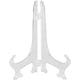 thumbnail image 1 of Caballetes de plástico transparente o soporte para fotografías, 20 piezas de soporte de placa de plástico blanco plegable, soporte de exhibición decorativo para marco de fotografías (17,5), 1 of 5