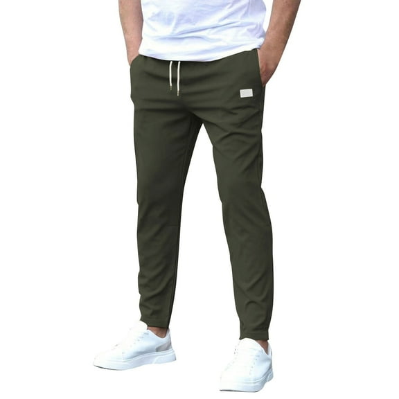 New Tactical Work Pants New Autumn Tactical Men Pants Straight Loose Button Pockets Cargo Pants Men Fashion Stretch Sports Pants Male Loose Straight Trousers Large Size