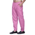 thumbnail image 3 of Atasi Solid Ready Made Dupion Elastic Pajama For Mens Ethnic Bottom Pants, 3 of 5