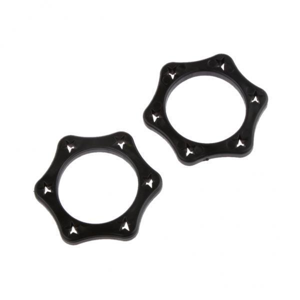 Paquete de 4-11 micrófonos hexagonales contra caídas y golpes antivuelco 1.5 pulgadas Sunnimix anillos colectores de micrófono
