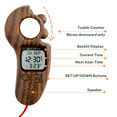 thumbnail image 3 of AL-FAJIA Digital Portable Tasbih Counter Azan Clock Reminder Islamic Auto Prayer Time (Light Brown), 3 of 7