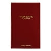 Standard Diary Recycled Daily Journal, Red, 12.13 X 7.69, 2021