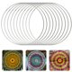 thumbnail image 5 of 15pcs Dream Catcher Hoops Corona de metal Anillos de metal MacRame Crafts Hoops Suministros de bricolaje, 5 of 5