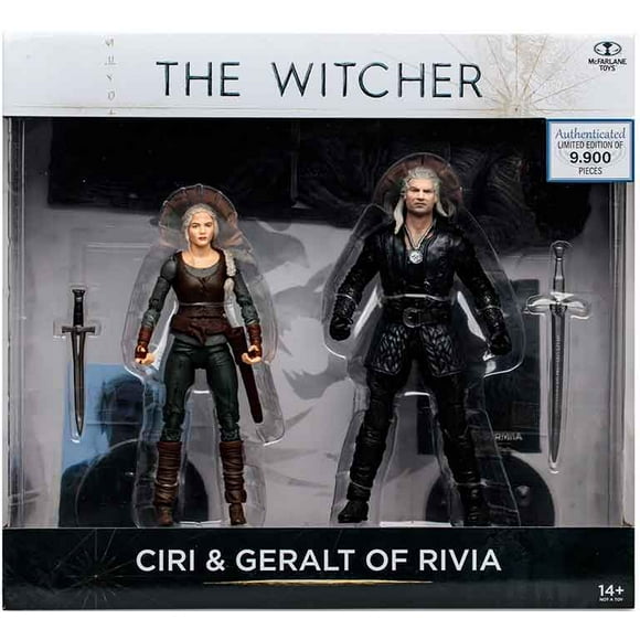 The Witcher Netflix Figurine Articulée 7 Pouces Lot de 2 - Geralt & Ciri (Saison 3)