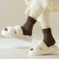 thumbnail image 3 of Luviess Fleece Cozy Socks for Women Seniors, Fleececozy Ultra Soft Velvet Slim Thermal Socks, 2025 New Thermal Sock(6 Pairs A), 3 of 7