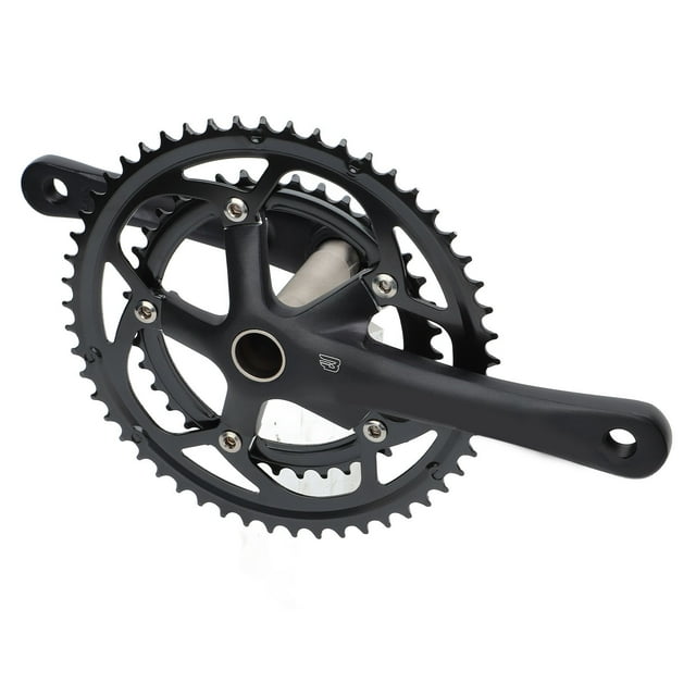 Juego De Bielas Para Bicicleta, Mecanizado CNC Alta Dureza Juego De Bielas Hueco Alta Precisión Para Exteriores ANGGREK Bike Crank Arm Set
