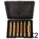 thumbnail image 1 of JUEGO DE EXTRACTOR DE TORNILLOS EASY-OUT 2-6 unidades 6 piezas Colamx, 1 of 8