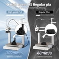 thumbnail image 2 of 3D Printing Filament Basic PLA Filament Bundle 1.75mm 1kg*2 Cardboard Spool Dimensional Accuracy +/- 0.03 mm Fit Most 3D FDM Printer -Black, 2 of 7