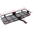 thumbnail image 3 of Heavy Duty Trailer Hitch Cargo Carrier, Foldable Soft Shell Waterproof Luggage Cargo Bag, 500 Lbs Capacity 16 CuFt 2" Cargo Rack Luggage Cargo Bag, with Cargo Net & Accs, 3 of 7