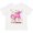 AA-White, variant on I Love Unicorns- Pink and Yellow Boys or Girls Toddler T-Shirt