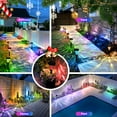 thumbnail image 5 of 8 Pack Solar Pathway Lights, RGB Color Changing, IP65 Waterproof LED Solar Lights for Garden, Lawn and Landscape, 5 of 6