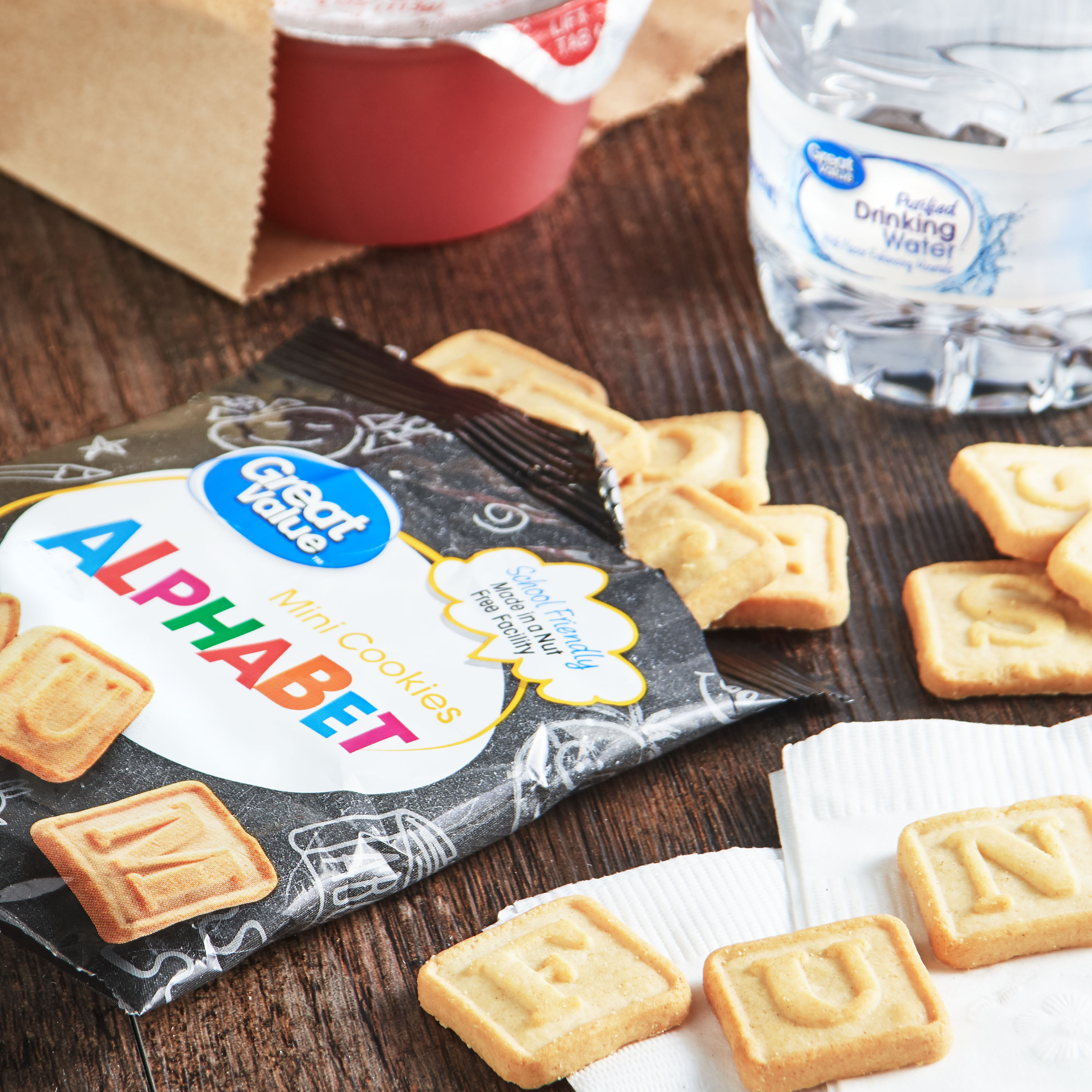 Buy Great Value Alphabet Mini Cookies 1 Oz 12 Count Online In Guatemala 134241779