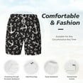 thumbnail image 5 of Balery Anchor Mens Swim Trunks Swim Shorts for Men Quick Dry Inseam Beach Shorts with Compression Liner Pocket-Large, 5 of 9
