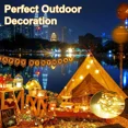 thumbnail image 4 of Solar String Lights Waterproof Copper Wire Fairy Outdoor Garden Party Led Lights, 4 of 6
