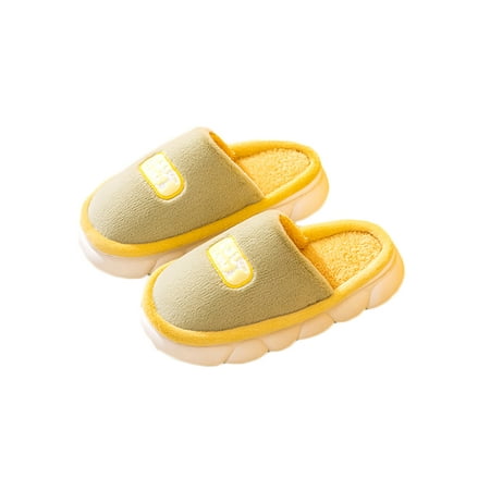 

Zodanni Womens Lightweight Home Shoe Indoor Comfort Fuzzy Casual Non-slip Soft Sole Clog Slipper Green-Yellow 7-7.5