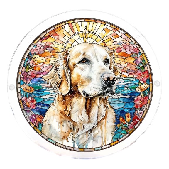 Acrylic Suncatcher Puzzle Decoration Kit, Diy Stained Glass Style Window Hanging Craft Set, Ideal for Home Garden Decor, Adult Kids Art Projects and Handmade Gift Making