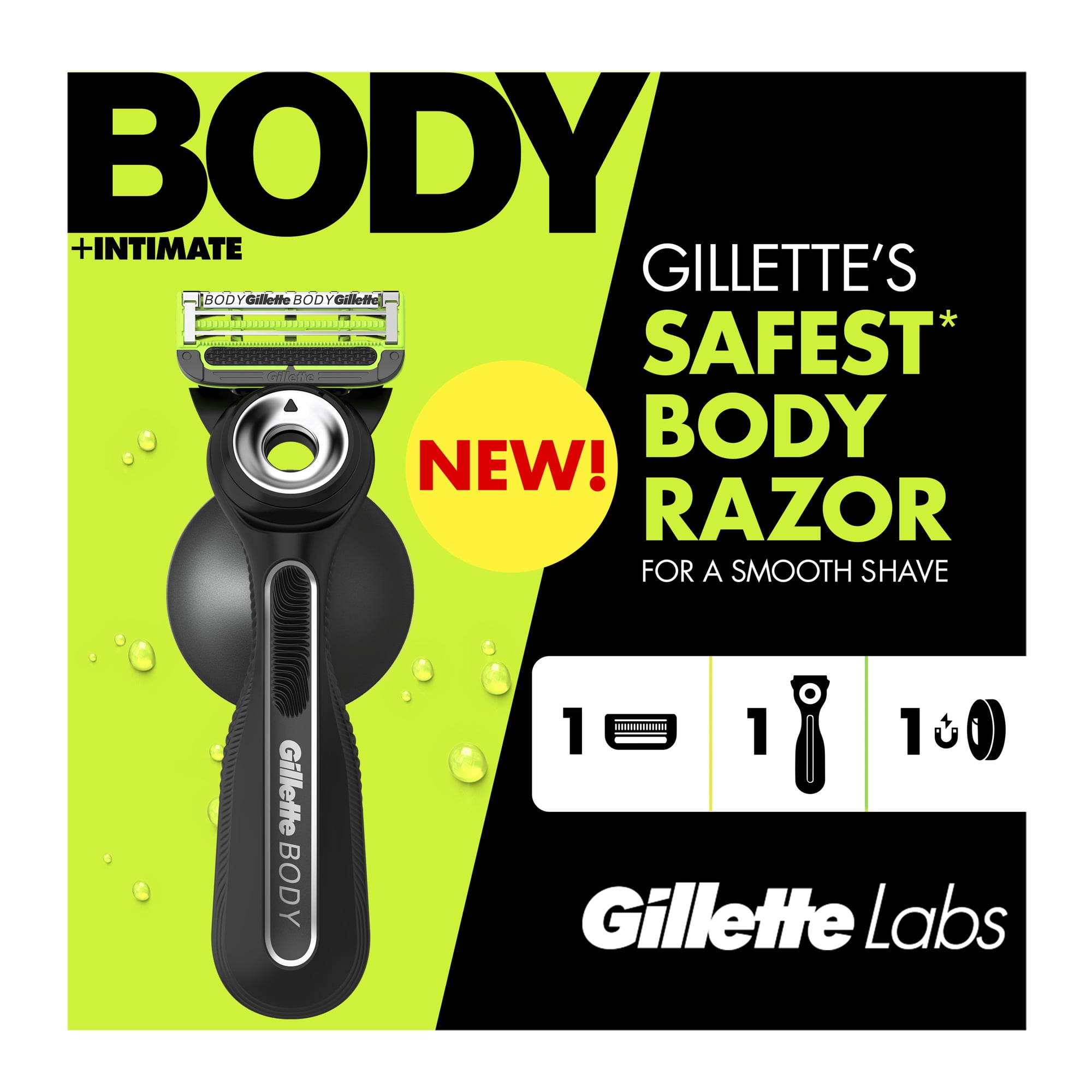 GilletteLabs Body + Intimate Razor For Men