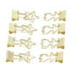 thumbnail image 5 of Clips Para Carpetas, Clips De Papel Pequeños Con Forma De Flor De Material De Hierro Dorado Con 2 Cajas De Almacenamiento Para La Escuela, 5 of 7