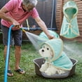 thumbnail image 2 of WRKEKC Clearance Microfiber Dog Bathrobe, Super Absorbent Pet Drying Towel with Adjustable Straps, Machine Washable, 2 of 6