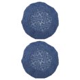 thumbnail image 1 of MERRYHAPY 2Ud Cubierta Para Asiento De Taburete Circular Azul Tela Transpirable Y, 1 of 6