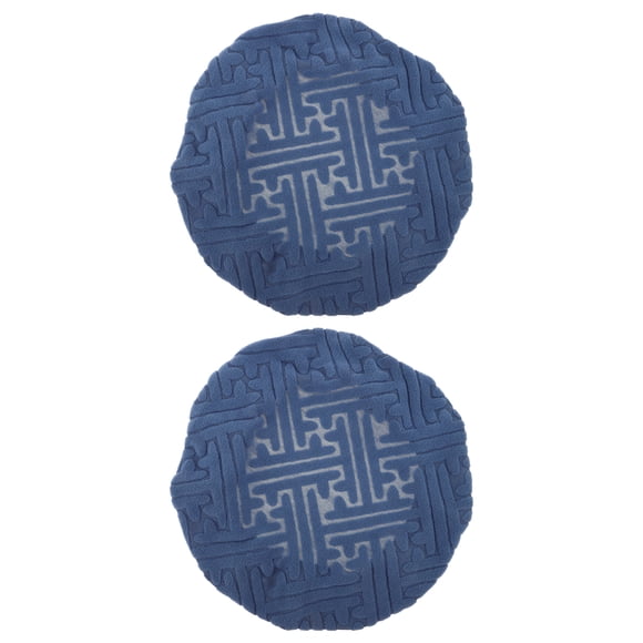 MERRYHAPY 2Ud Cubierta Para Asiento De Taburete Circular Azul Tela Transpirable Y