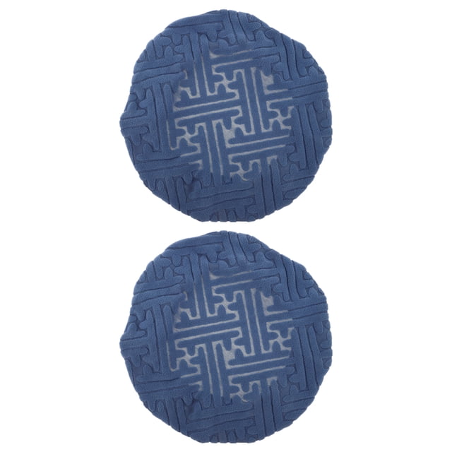 MERRYHAPY 2Ud Cubierta Para Asiento De Taburete Circular Azul Tela Transpirable Y