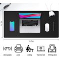 thumbnail image 4 of Sunrain Leather Desk Pad Protector,mouse Pad,office Desk Mat, Non-slip Pu Leather Desk Blotter,laptop Desk Pad,waterproof Desk Writing Pad Compatible, 4 of 5