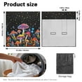 thumbnail image 7 of Drydeepin Colorful Mushroom Starry Night Car Back Seat Cover, Rear Bench Seat Towel Cover Breathable Non-Slip Rear Seat Cover Universal Fit for Sedans SUVs Truck Auto Interior Decor, 7 of 7