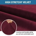 thumbnail image 3 of CHUNTIAN Stretch Velvet Sofa Covers for 3 Cushion Couch Covers Sofa Slipcovers Furniture Protector Soft with Non Slip Elastic Bottom, Crafted from Thick Comfy Rich Velour (Sofa 72"-90", Gray), 3 of 5