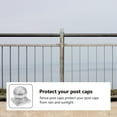 thumbnail image 4 of MasteelfCA 4pcs Fence Post Caps Metal Fence Caps Ball Shaped Post Caps Fence Protector, 4 of 9